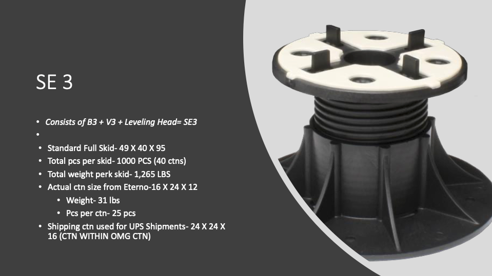 SE-P ProLift Pedestal